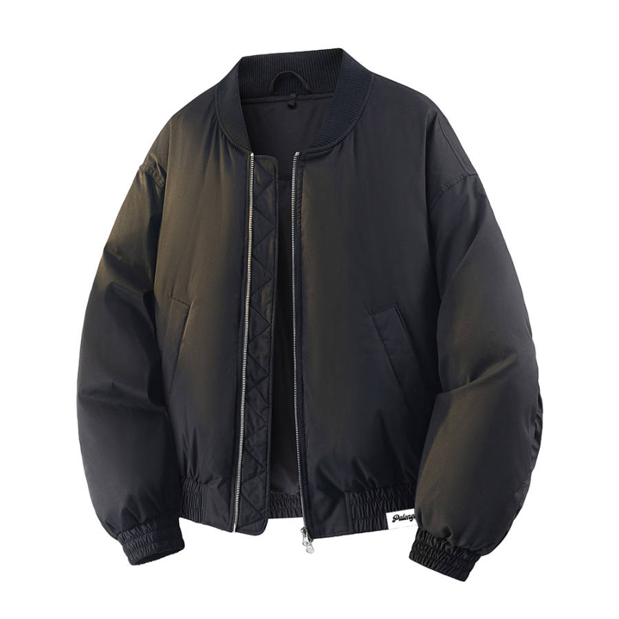 PAL ONGACO Down Jackets Unisex Baseball Collar Thickened Down Jacket
