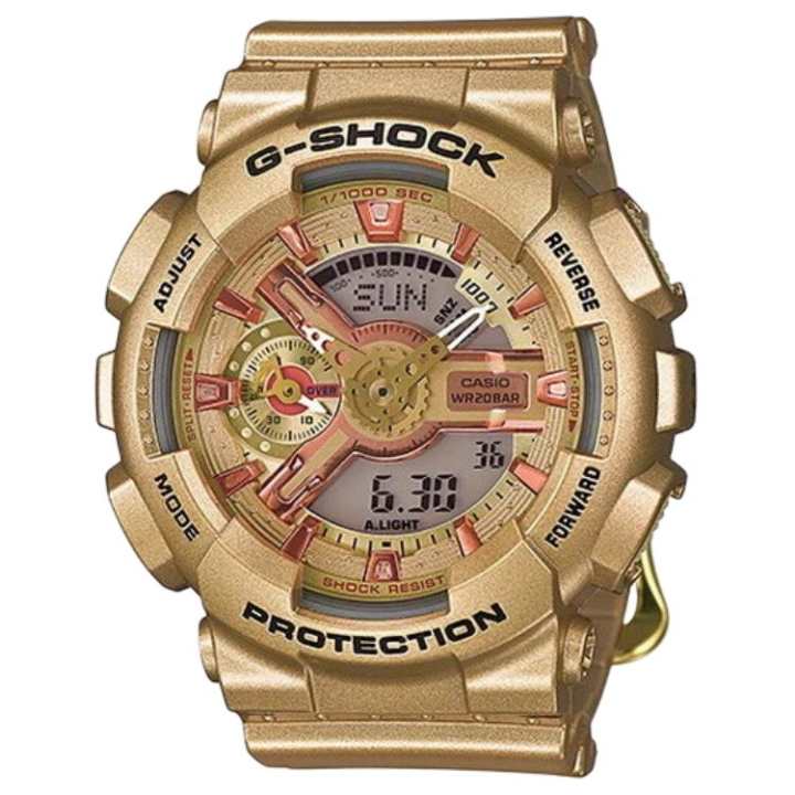 CASIO CASIO G SHOCK Quartz Movement Resin Strap Watch Men's Watches Gold Dial