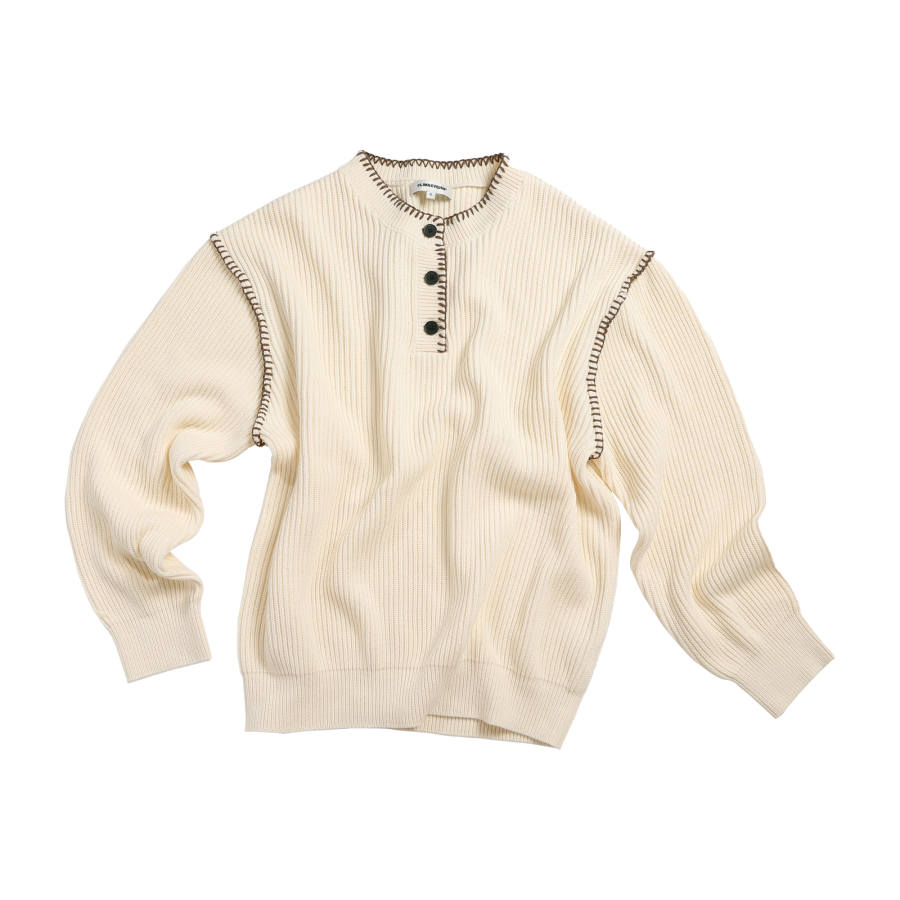 CLIMAX VISION CLIMAX VISION Knitwear Unisex Henry Collar Moderate Base Layer