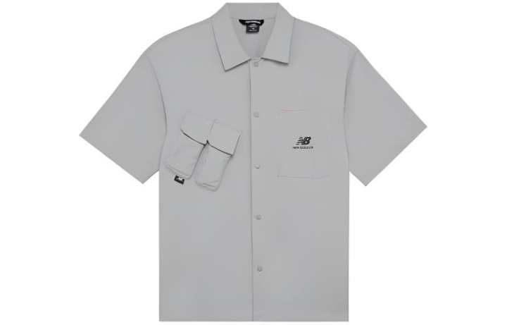 New Balance New Balance Shirts Men's Gray Lapel Moderate Other