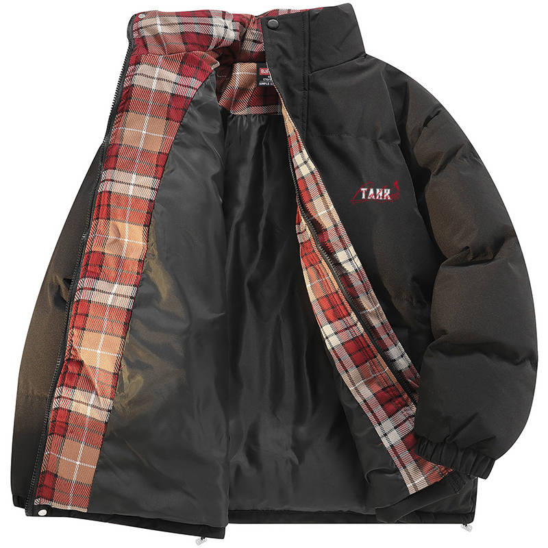 BALENO Puffer Jackets Unisex Stand Collar Moderate Baseball Puffer Jacket