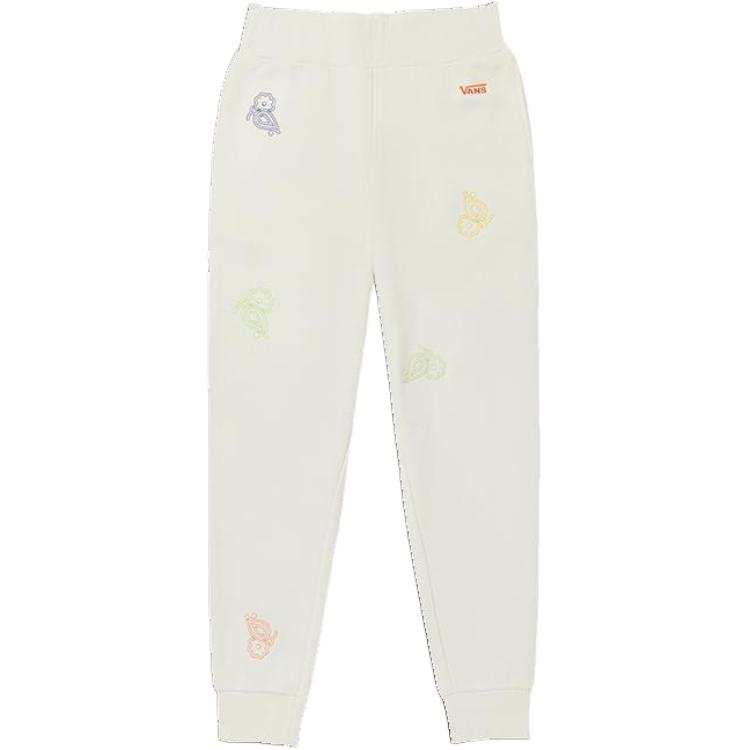 Vans Casual Pants Women's Ecru Moderate Cuffed Pants