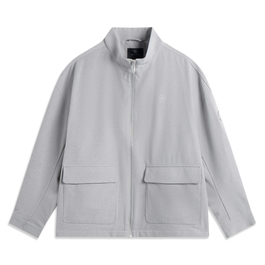 Li-Ning Li Ning Jackets Men's Geological Heather Gray Stand Collar Moderate Other