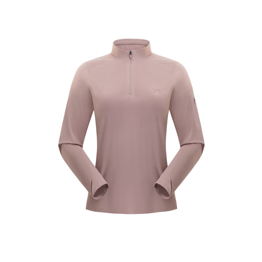 Under Armour T Shirts Women's Stand Collar Moderate Straight Fit