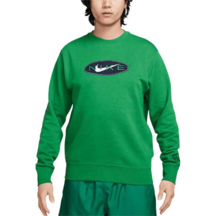 Nike Nike Sweatshirts Men's Green Crew Neck Moderate
