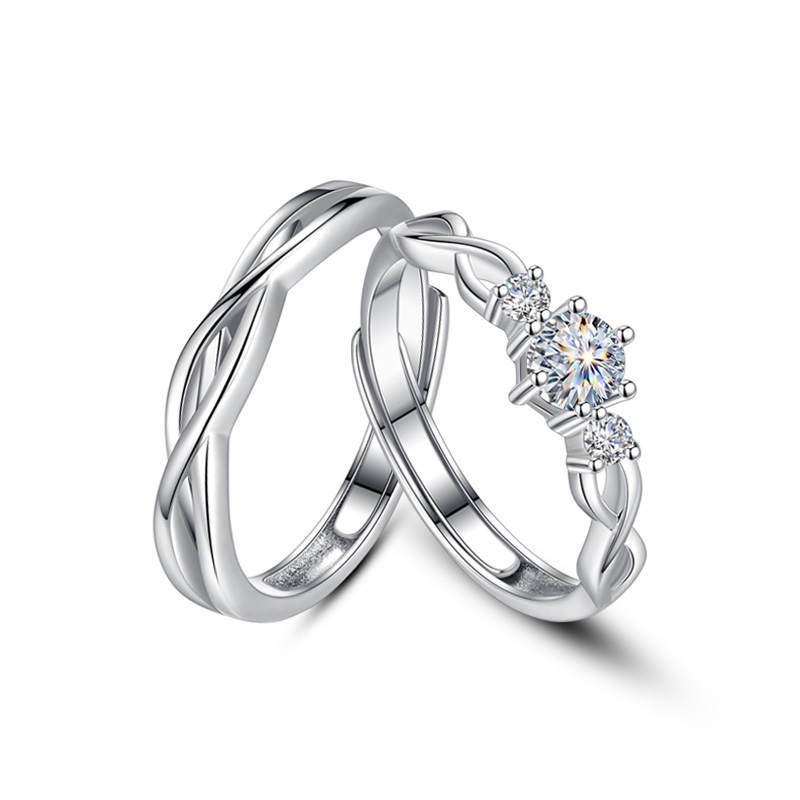 YINCHIE YINCHIE 925 Sterling Silver 999 Fine Silver Rings Unisex