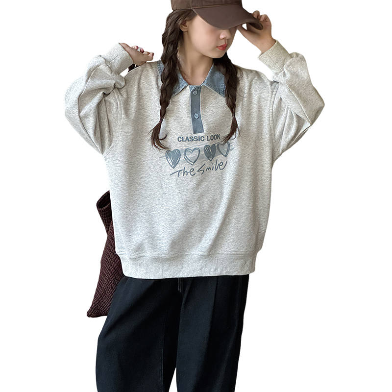 Lanza Casual Sweatshirt Spring Fall Teenagers