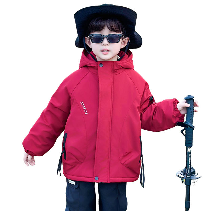 Lanza Casual Padded Jacket Winter Thickened And Fleece Lined Hooded Puffer Jacket Children Aged 3 7 Years Old