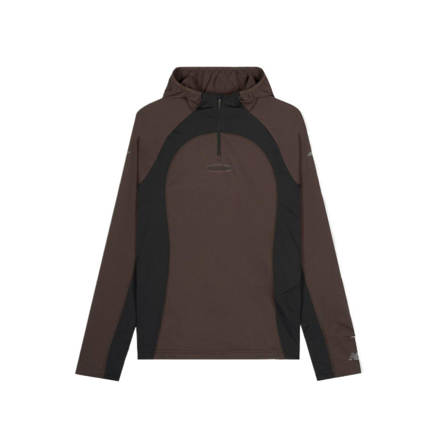 New Balance New Balance T Shirts Men's Brown Hooded