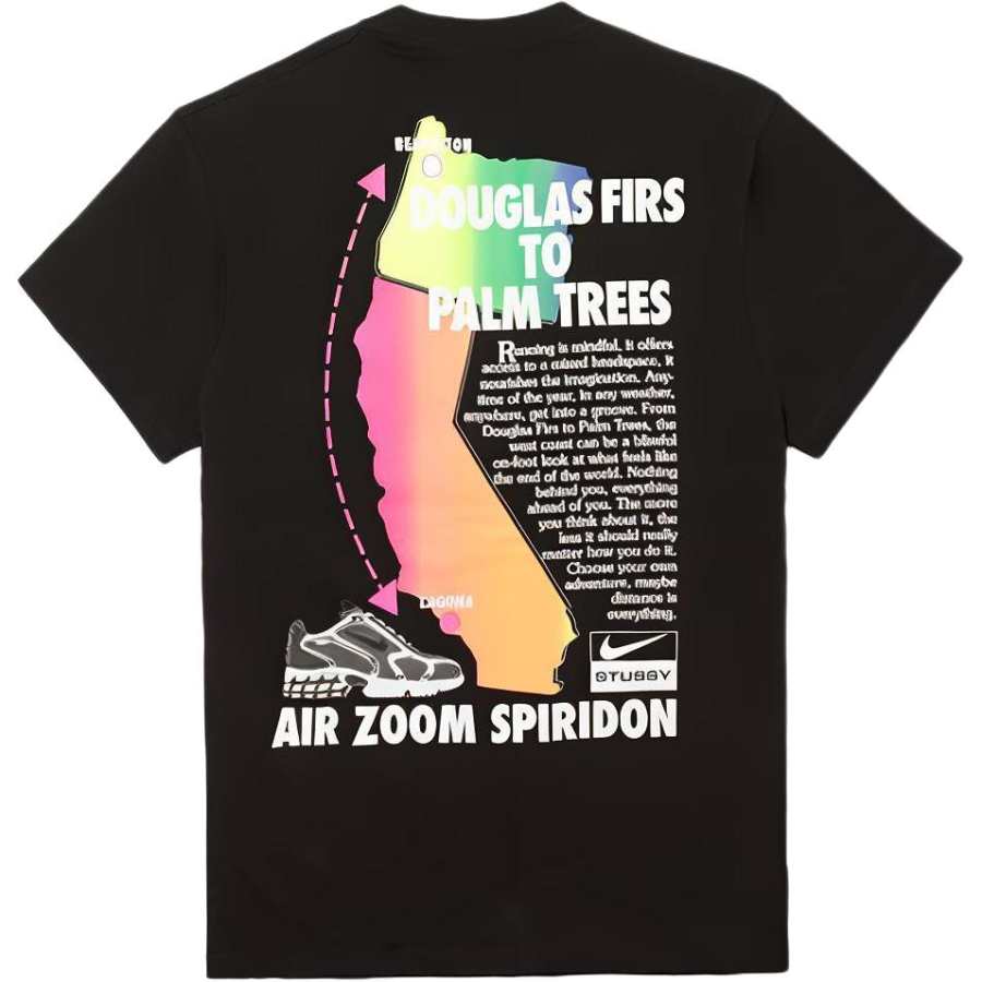 Nike Nike X Stussy Air Zoom Spiridon Douglas Firs To Palm Trees T shirt