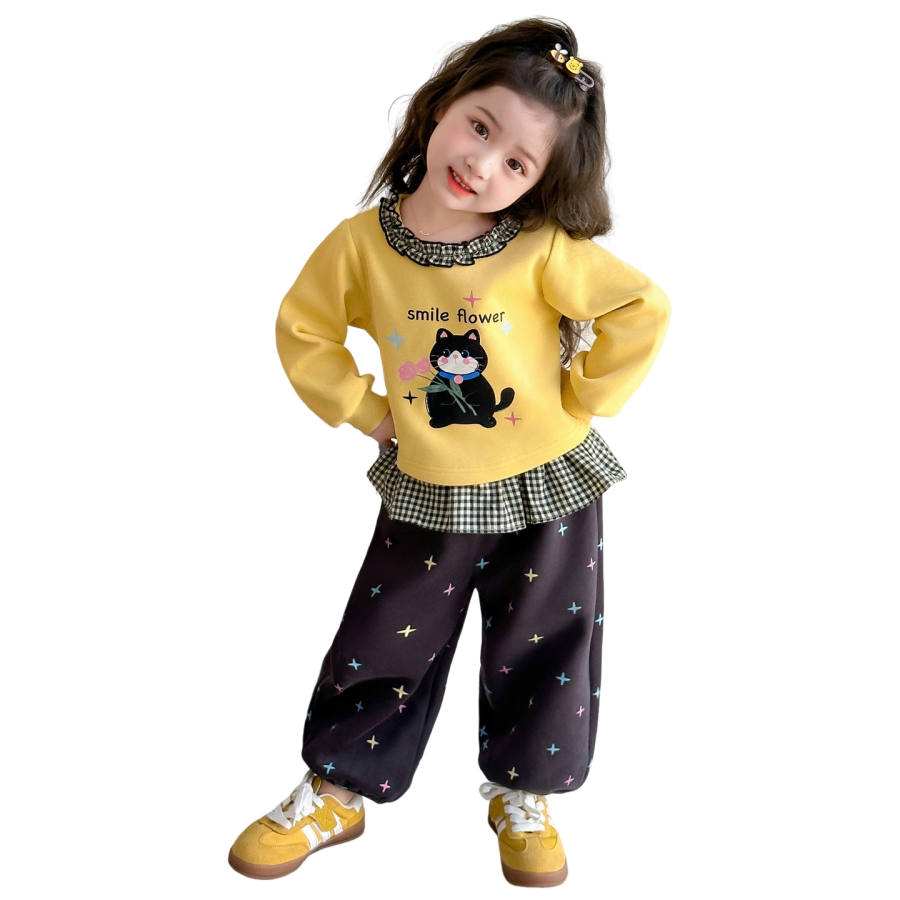 Lanza Casual Sportswear Spring Fall Yellow Children Aged 3 7 Years Old