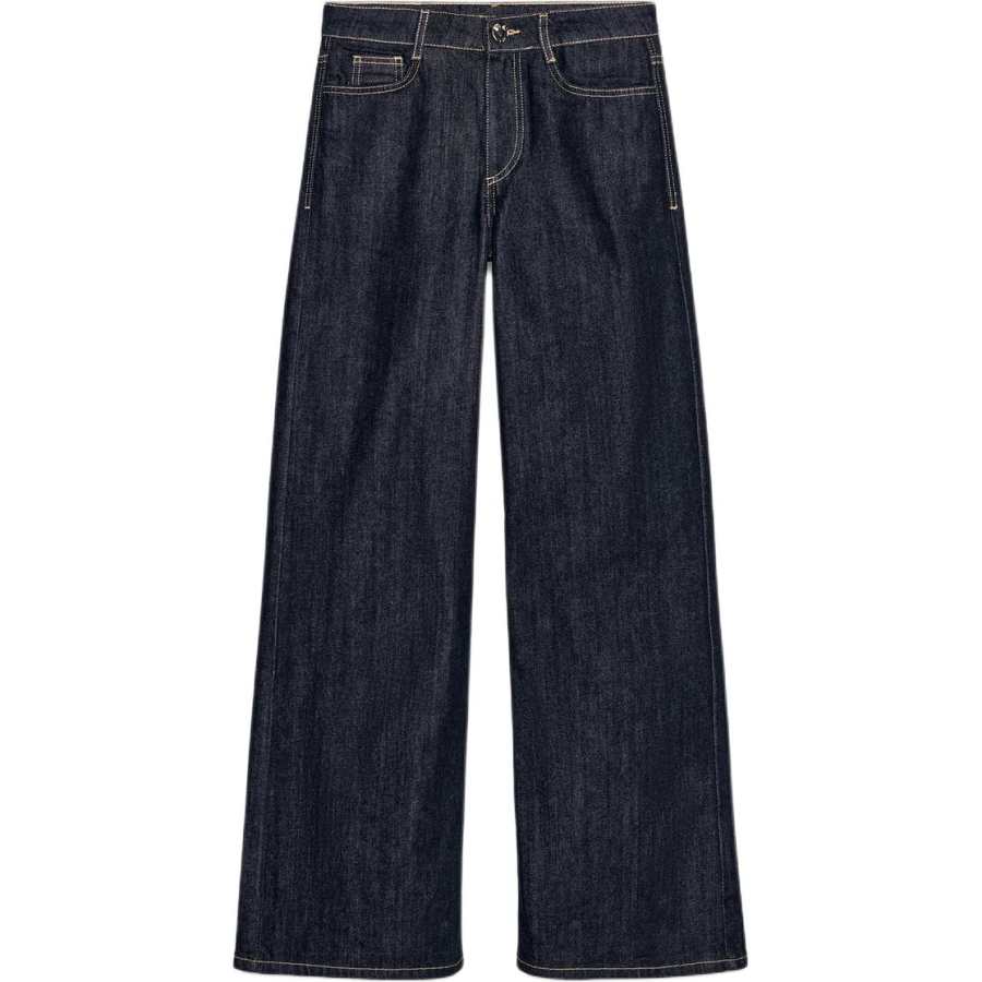 ZARA Jeans Women's Black Moderate Wide Leg Pants