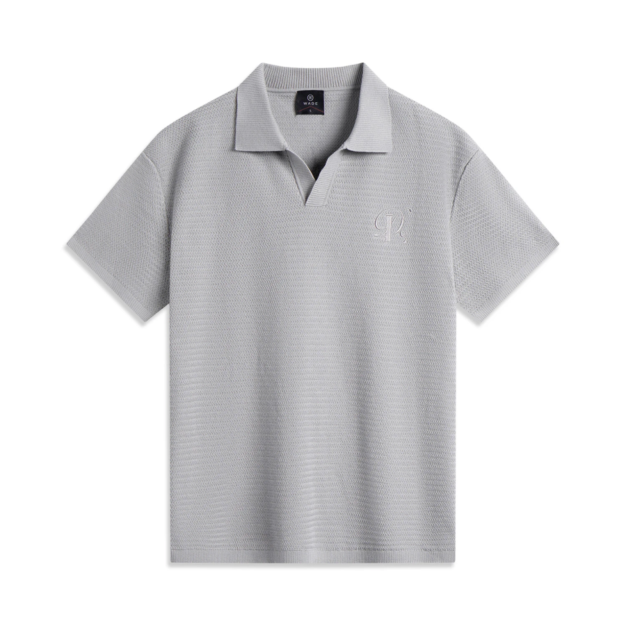 Li-Ning Li Ning Polo Shirts Men's Geological Gray Lapel Moderate Straight Fit
