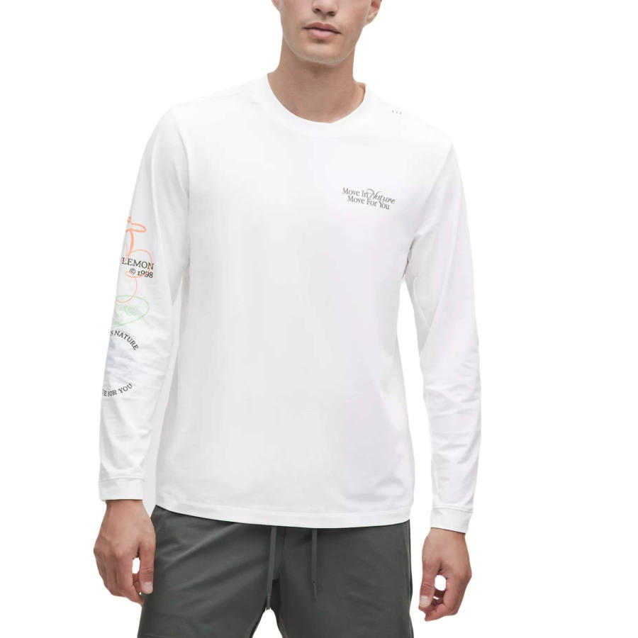 Lululemon Shirts Men's White/Wht Crew Neck Moderate