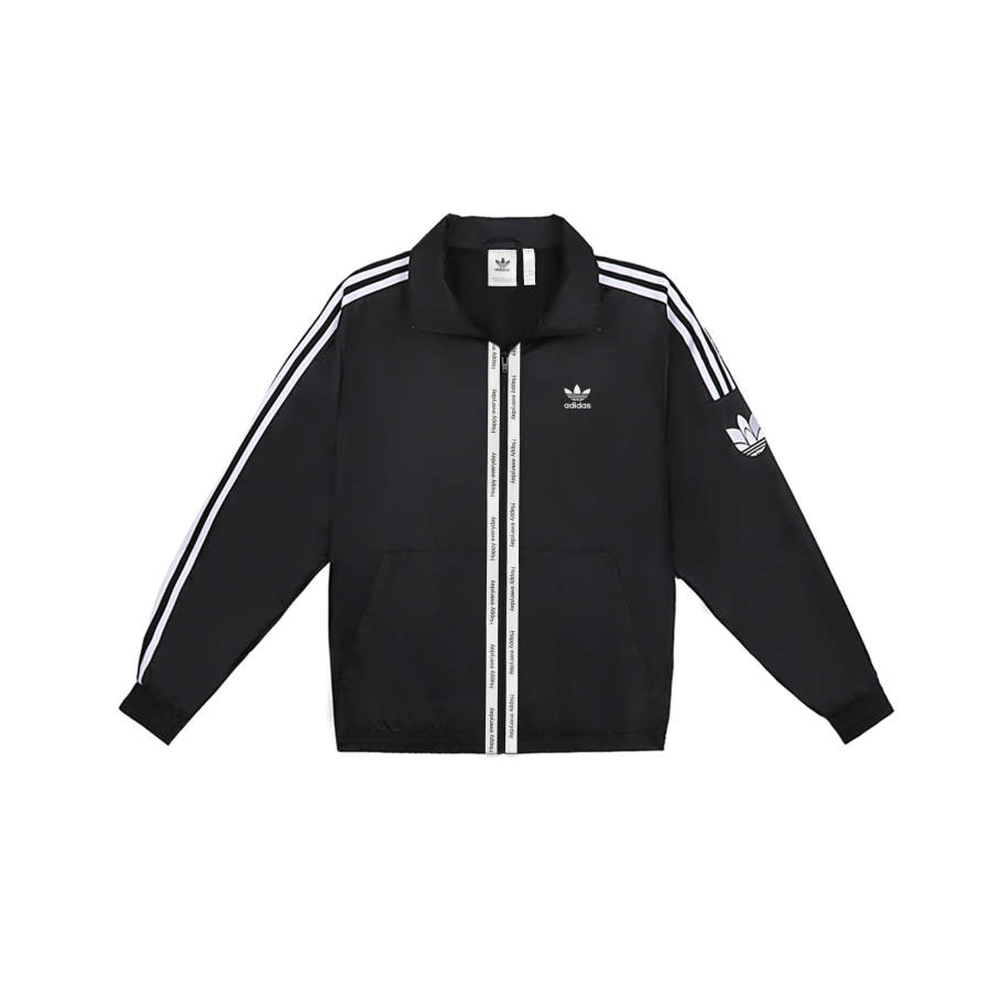 Adidas Originals ADICOLOR Jackets Men's Black Stand Collar Moderate Other