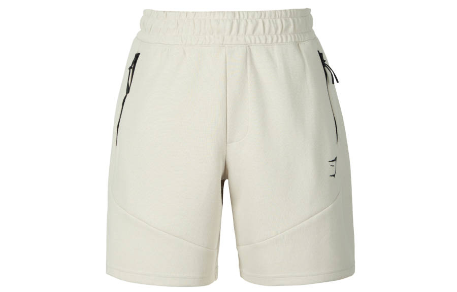 GYMSHARK INTERLOCK TECH 6' SHORTS Casual Shorts Men's Pebble Gray
