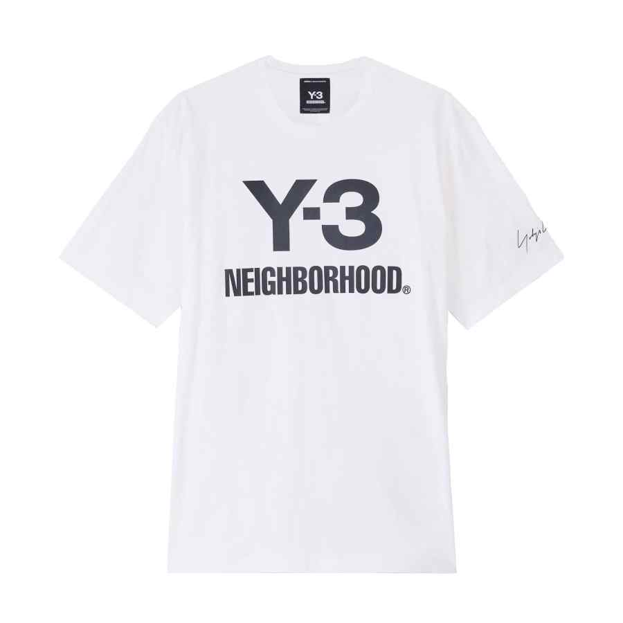 Y-3 X Neighborhood X Dainese Logo Printed Crewneck T-Shirt
