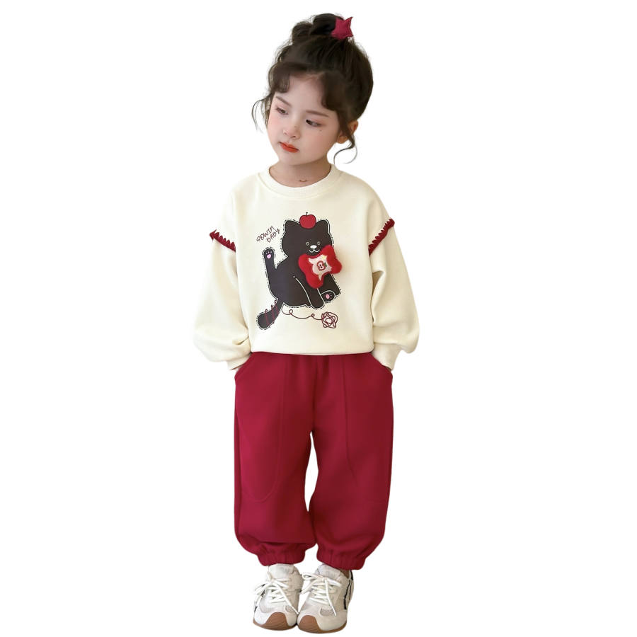 Lanza Casual Sportswear Spring Fall Apricot Children Aged 3 7 Years Old