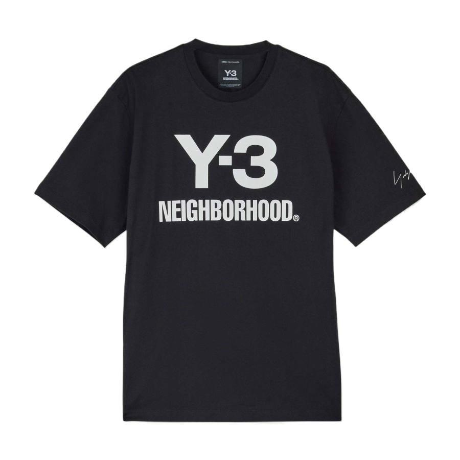Y-3 X Neighborhood X Dainese Logo Printed Crewneck T-Shirt
