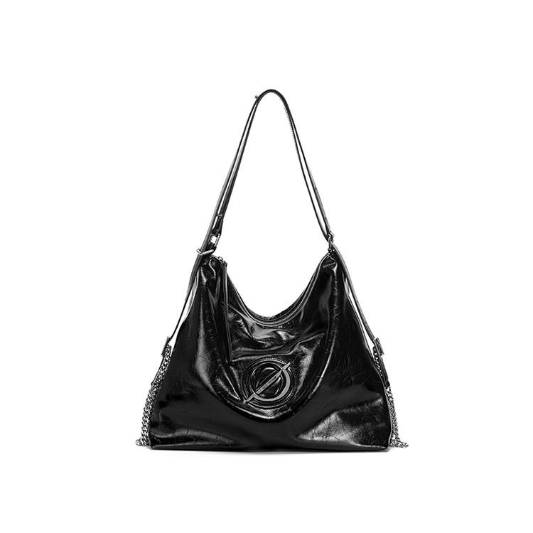 JELLYTOYBOY Cow Leather Roaming Bag Shoulder Bag Unisex Black
