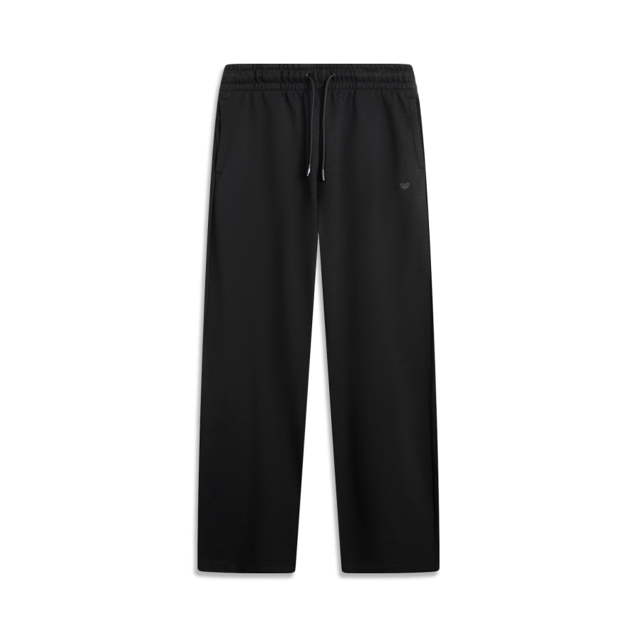 Li-Ning Li Ning Casual Pants Men's Black Washed Moderate Straight Fit Pants