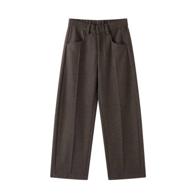 HERBEL Casual Pants Men's Thickened Straight Fit Pants