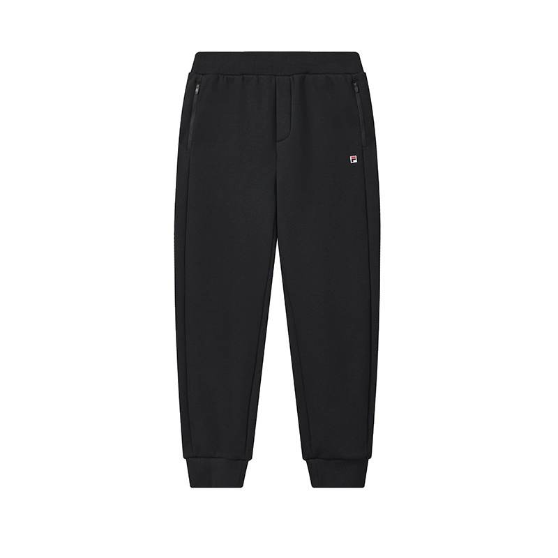FILA Heritage Fleece Lined Thermal Classic Logo Comfortable Casual Versatile Elastic Cuff Knitted Sweatpants Men's