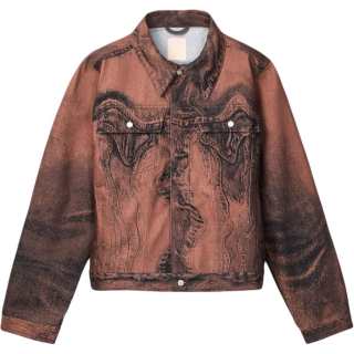 Camperlab acid-wash effect denim jacket
