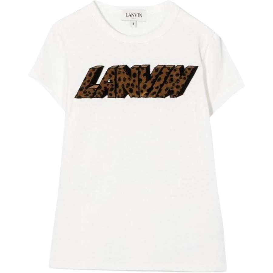 Lanvin T Shirt FW22 White Kids'