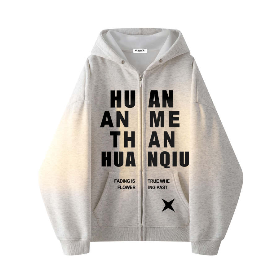 HUANQIU Sweatshirts Unisex Hooded Moderate Heavyweight