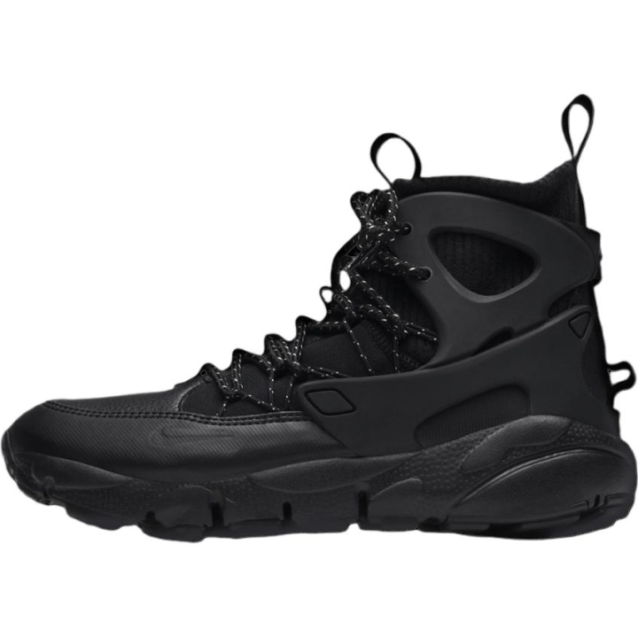 Nike Nike Air Footscape Comfortable Mid top Casual Shoes Women's Black