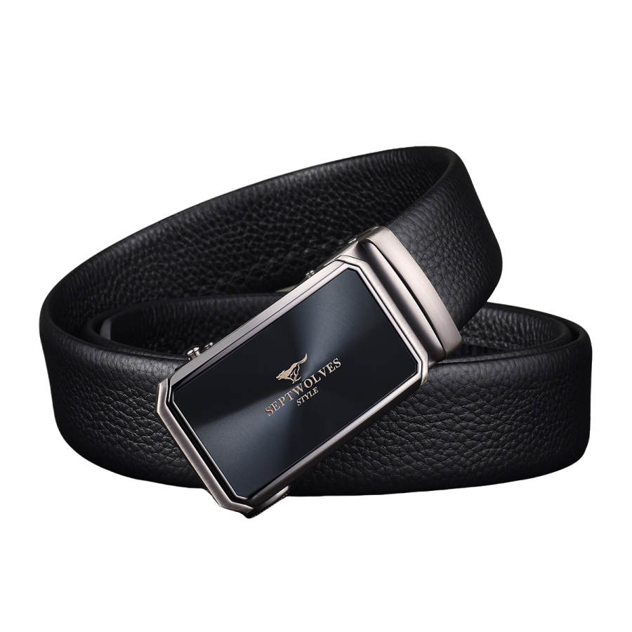 SEPTWOLVES SEPTWOLVES Cow Leather Belts Men's Width 3.55cm
