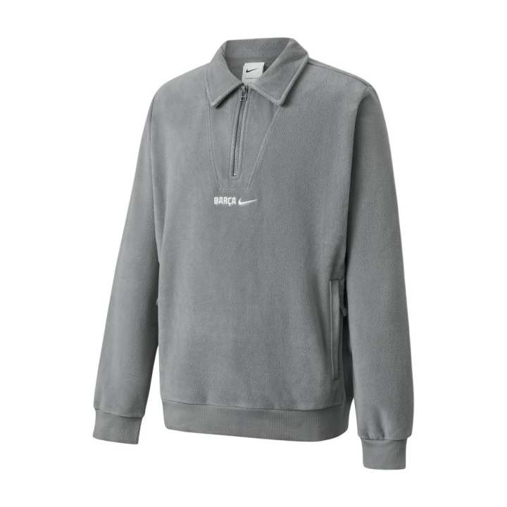 Nike Nike Sweatshirts Men's Gray Lapel Moderate