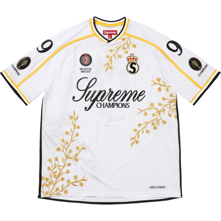 Supreme Supreme floral soccer T-shirt