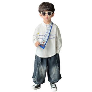 Lanza Casual Sportswear Spring Fall White Children Aged 3 7 Years Old