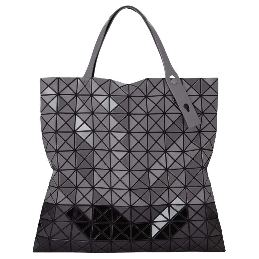 ISSEY MIYAKE Prism PVC Handbag Women's Gray & Black