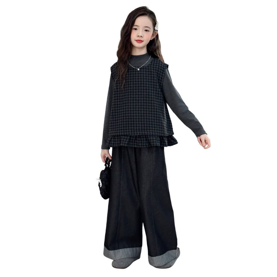 Lanza Casual Sportswear Spring Fall Black Teenagers