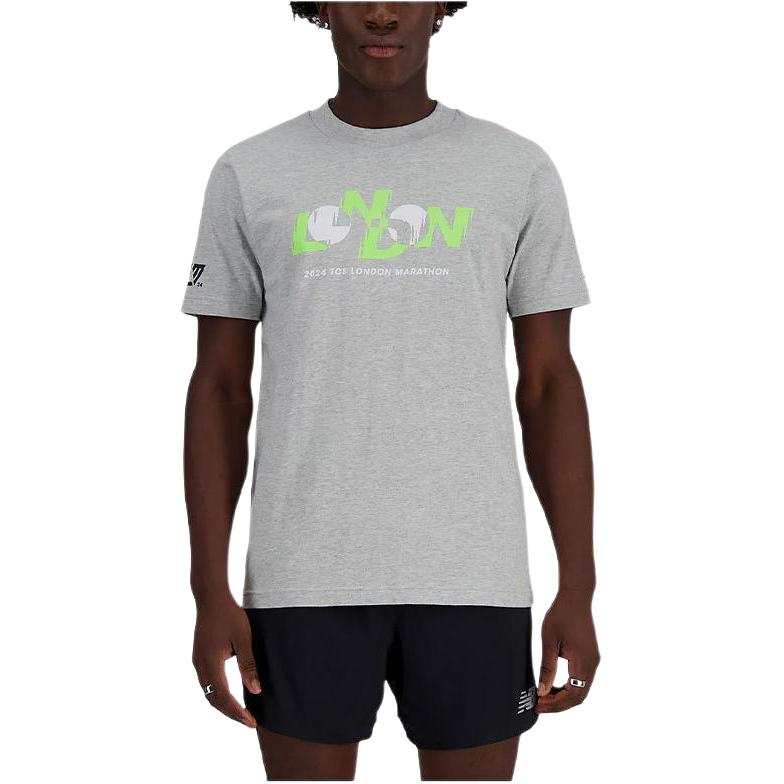 New Balance New Balance London Edition Graphic T Shirt T Shirt Men's Gray
