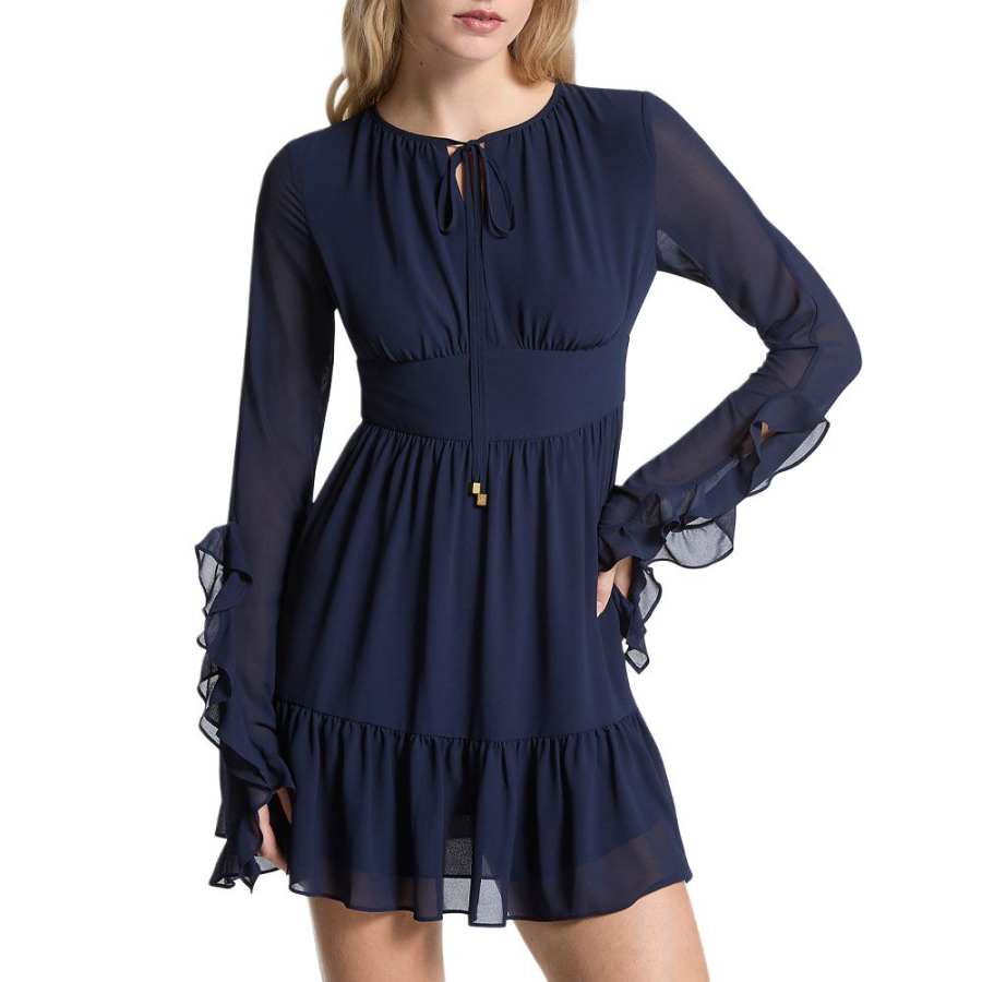 MICHAEL KORS FW25 Long Sleeved Dress Women's