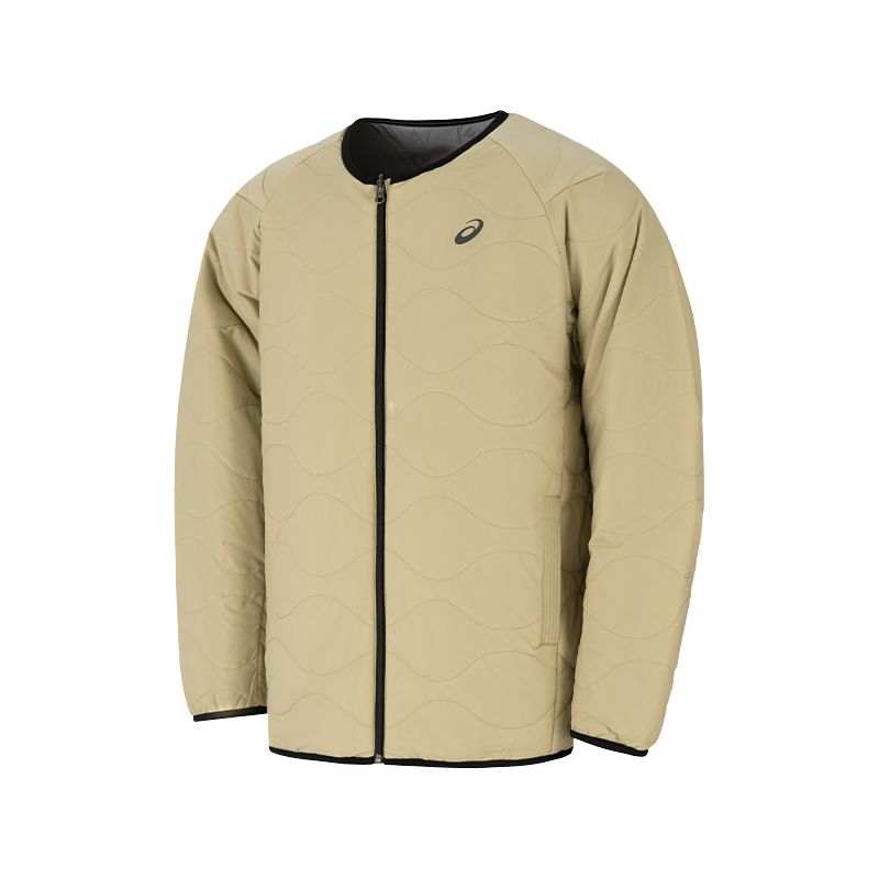 ASICS ASICS Jackets Unisex Gray Green Crew Neck Moderate Reversible