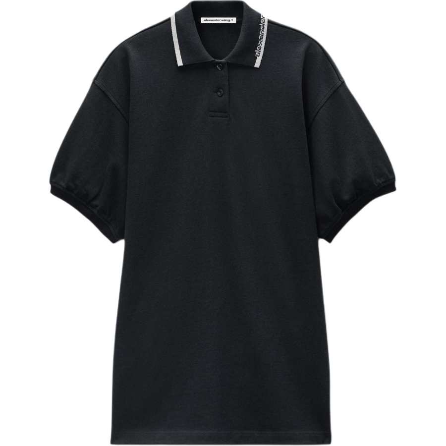 Alexander Wang Short-Sleeved Polo Mini Dress