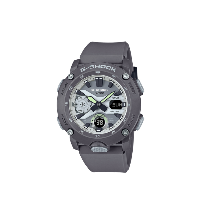 CASIO CASIO Unisex Liquid Crystal/Analog Dual Display Series Gray Watch GA-2000HD-8APR