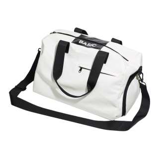 ALPINE PRO Fabric Travel Bag Gym Bag Large Unisex Black/White