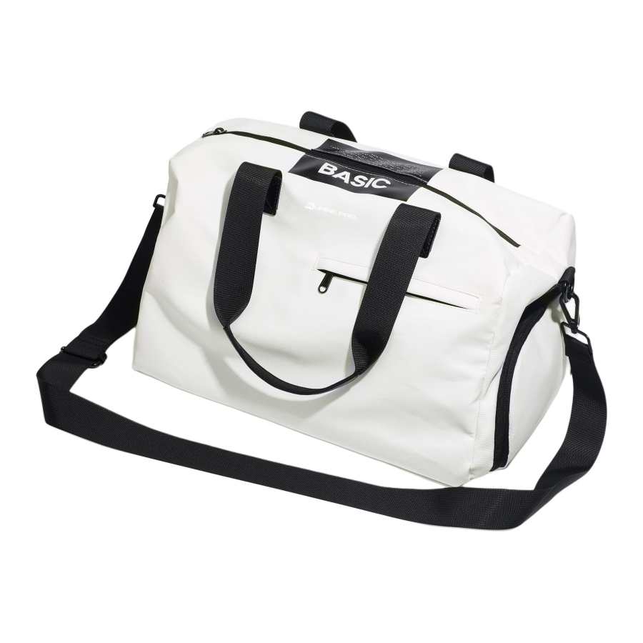 ALPINE PRO Fabric Travel Bag Gym Bag Large Unisex Black/White