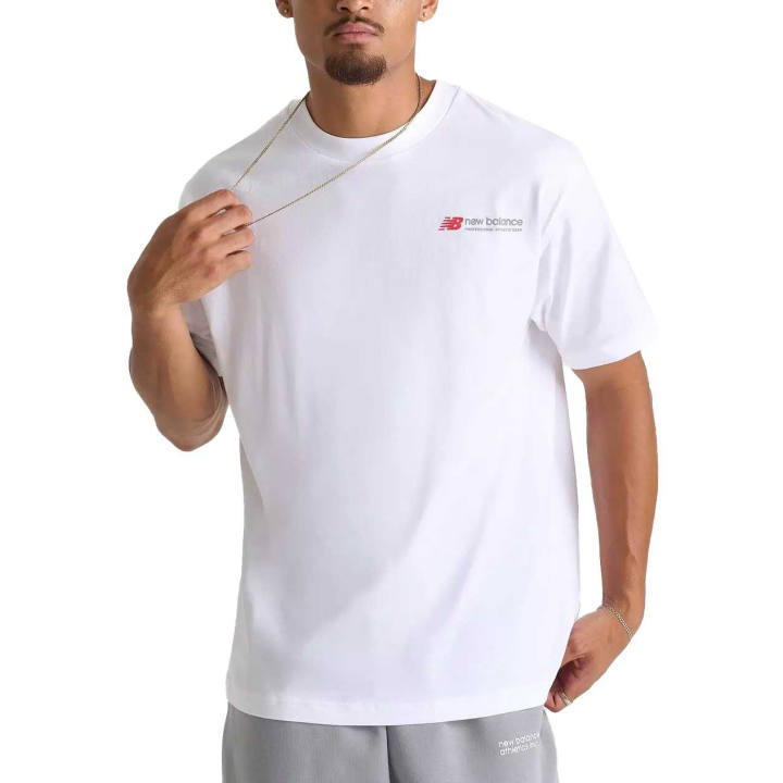 New Balance New Balance T Shirts Men's White Crew Neck