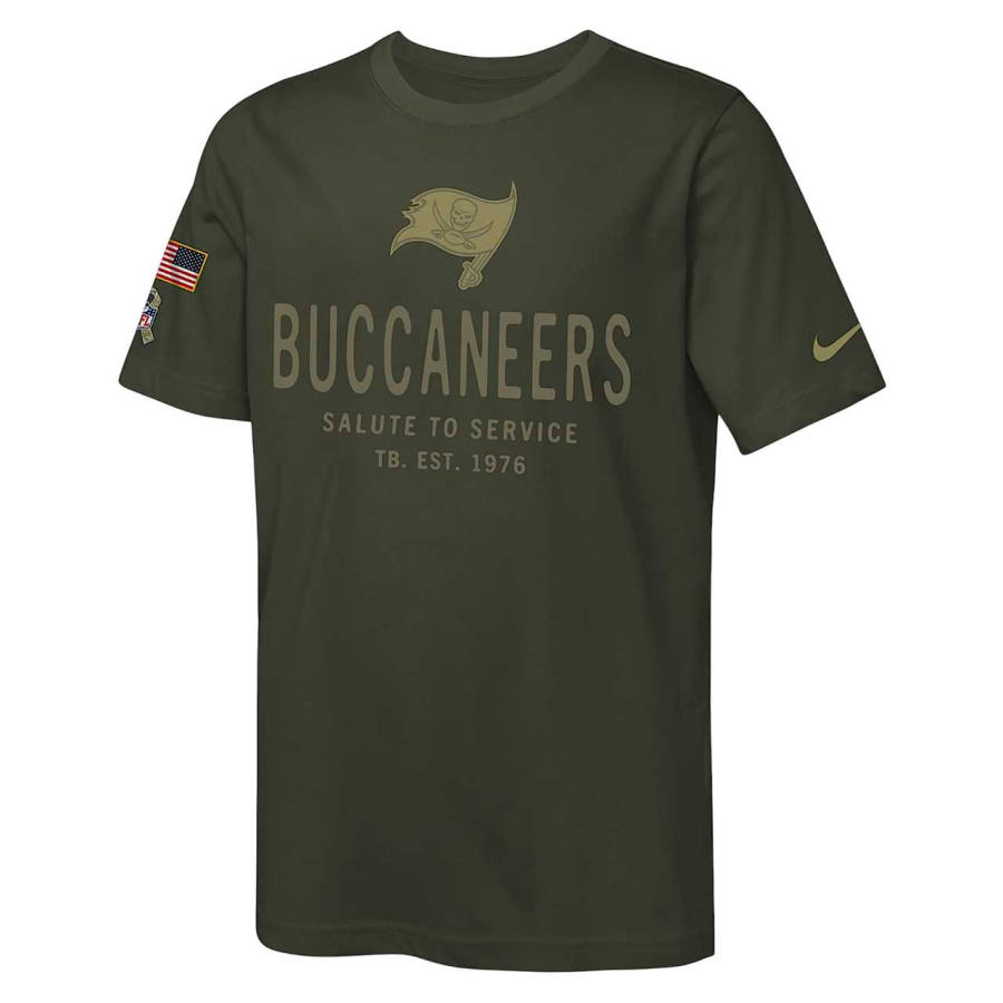 Nike Nike x NFL T Shirt FW25 Tampa Bay Buccaneers Salute To Service Sideline Kids'