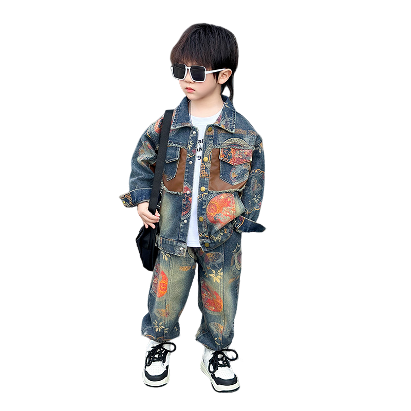 Lanza Casual Sportswear Spring Fall Dark Blue Children Aged 3 7 Years Old