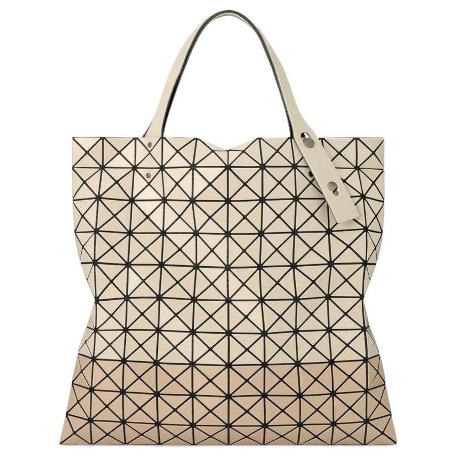 ISSEY MIYAKE Prism PVC Handbag Women's Light Beige