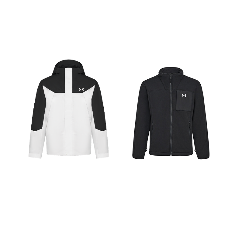 Under Armour Sports Jacket Unisex Black White