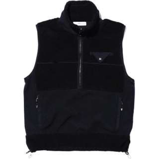 Toga Virilis half-zip fleece vest
